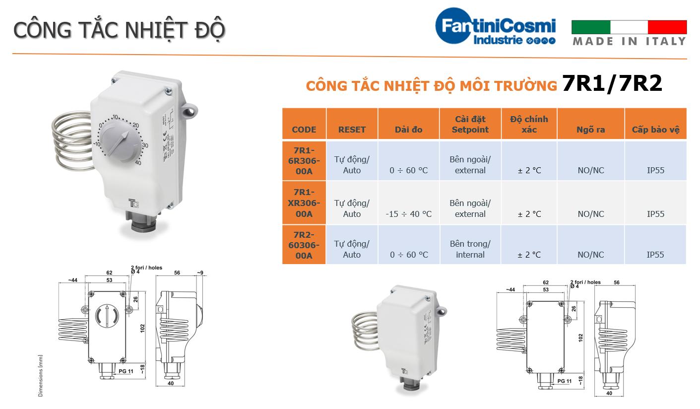 CÔNG TẮC NHIỆT ĐỘ MÔI TRƯỜNG