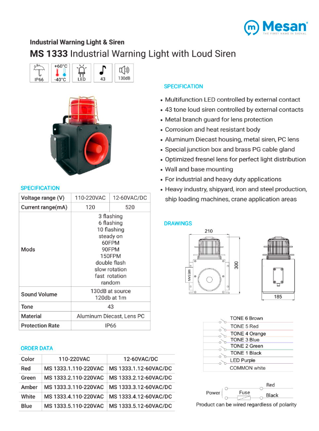 CATALOG ĐÈN BÁO ĐỘNG