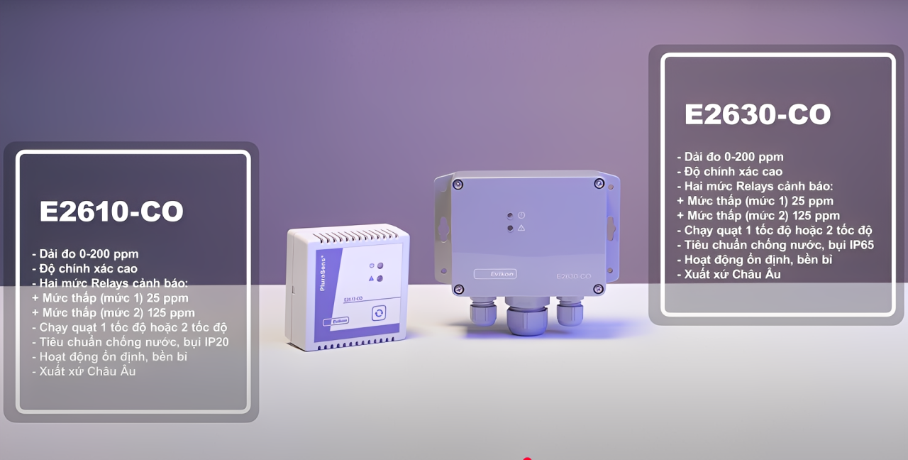 SO SÁNH CẢM BIẾN CO E2610-CO VÀ E2630-CO: THÔNG SỐ KỸ THUẬT