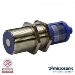 CẢM BIẾN SIÊU ÂM MICROSONIC crm+25/IU/TC/E (Dải Đo 30-350mm/1x4-20 mA + 0-10 V)