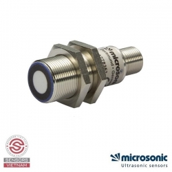 CẢM BIẾN SIÊU ÂM MICROSONIC lpc+100/CFI (Dải Đo 120-1.300mm/1xPush-Pull + 1x4-20 mA)