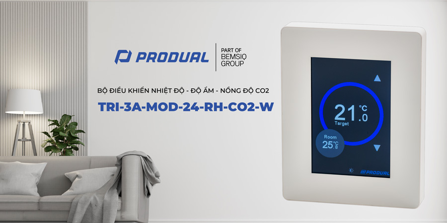 BỘ ĐIỀU KHIỂN NHIỆT ĐỘ-ĐỘ ẨM-NỒNG ĐỘ CO2 TRI-3A-MOD-24-RH-CO2-W