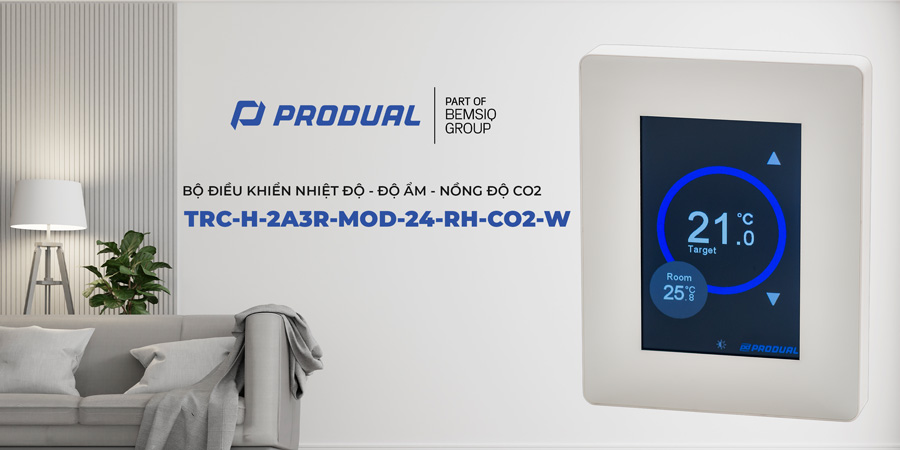 BỘ ĐIỀU KHIỂN NHIỆT ĐỘ-ĐỘ ẨM-NỒNG ĐỘ CO2 TRC-H-2A3R-MOD-24-RH-CO2-W
