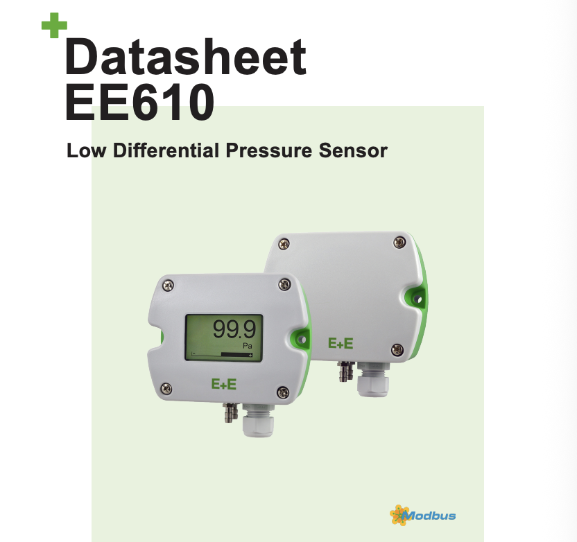 CẢM BIẾN CHÊNH ÁP PHÒNG SẠCH EE610-HV51A7AF8