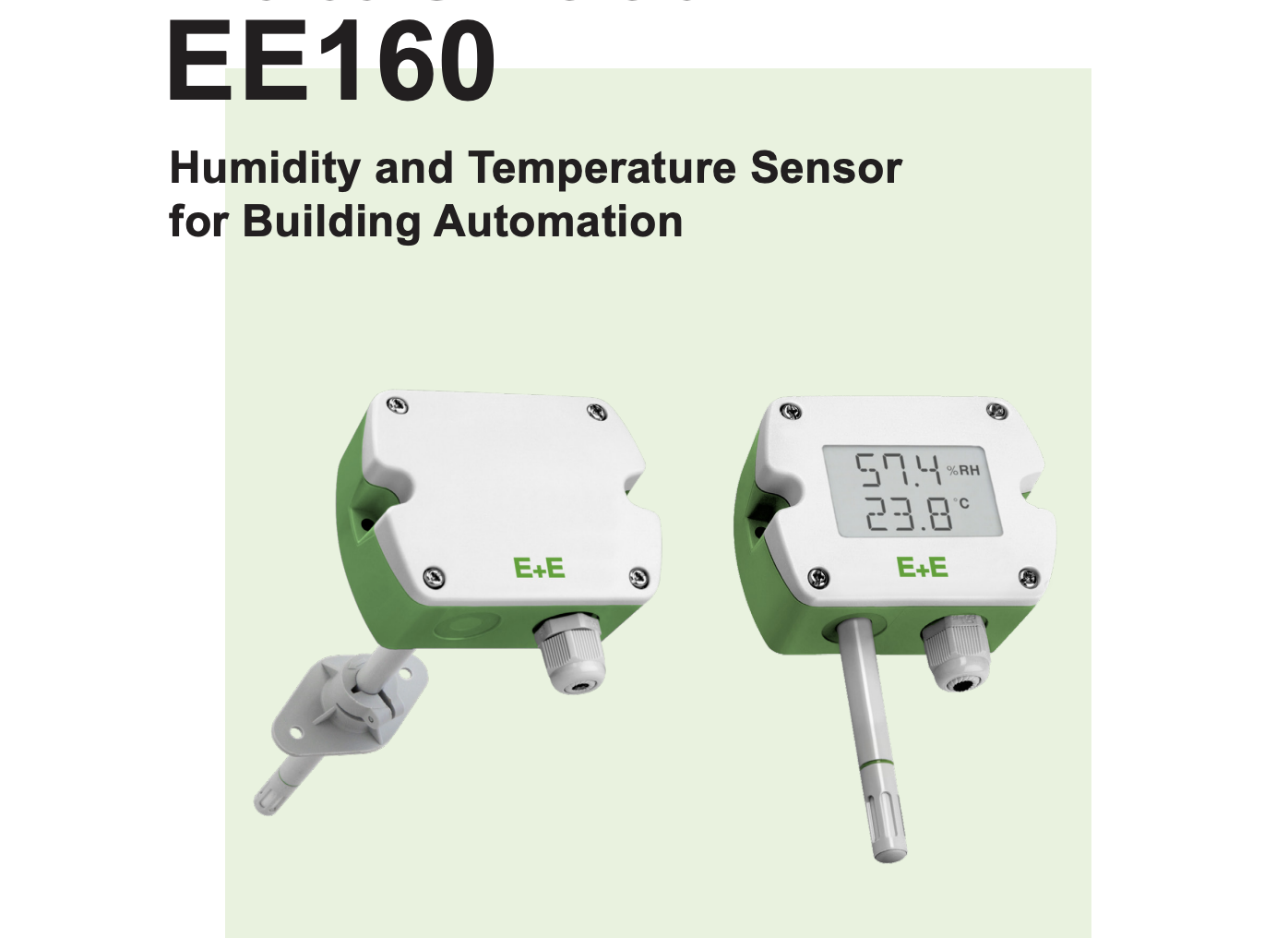 CẢM BIẾN NHIỆT ĐỘ VÀ ĐỘ ẨM ỐNG GIÓ EE160-M1T2A6D1