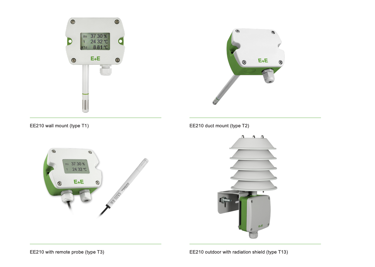 ƯU ĐIỂM NỔI BẬT CỦA CẢM BIẾN NHIỆT ĐỘ V&Agrave; ĐỘ ẨM GẮN TƯỜNG&nbsp;EE210-M1T1A6F2D1SBL-40SBH60