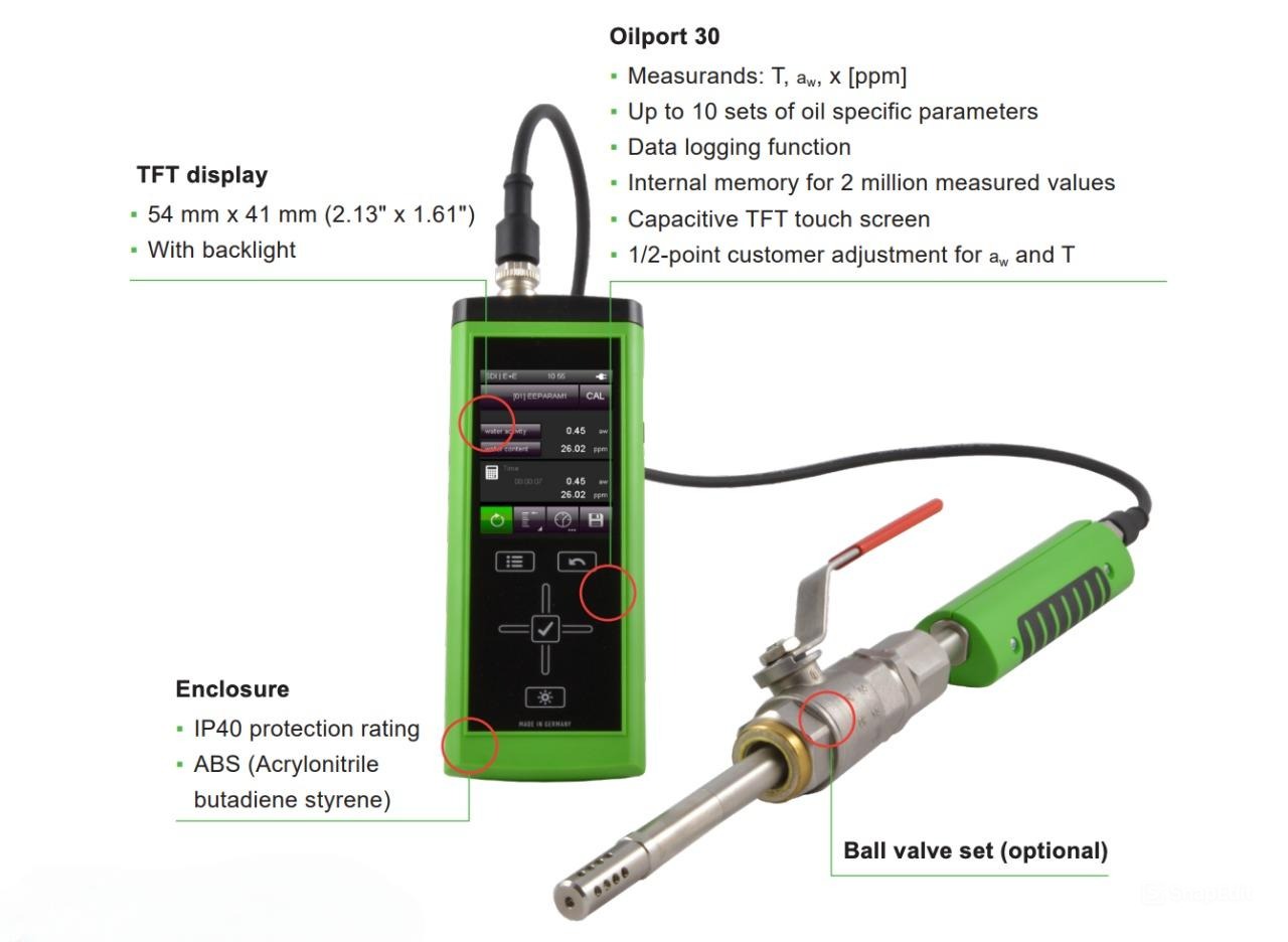 ỨNG DỤNG THỰC TẾ CỦA MÁY ĐO ĐỘ ẨM TRONG DẦU CẦM TAY OILPORT30SET-T10PA23