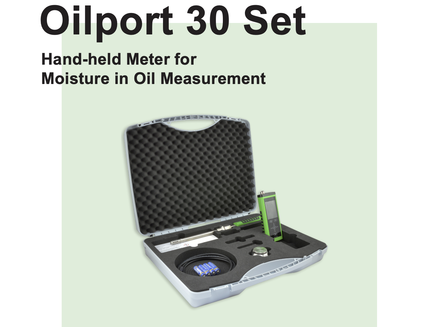M&Aacute;Y ĐO ĐỘ ẨM TRONG DẦU CẦM TAY OILPORT30SET-T7