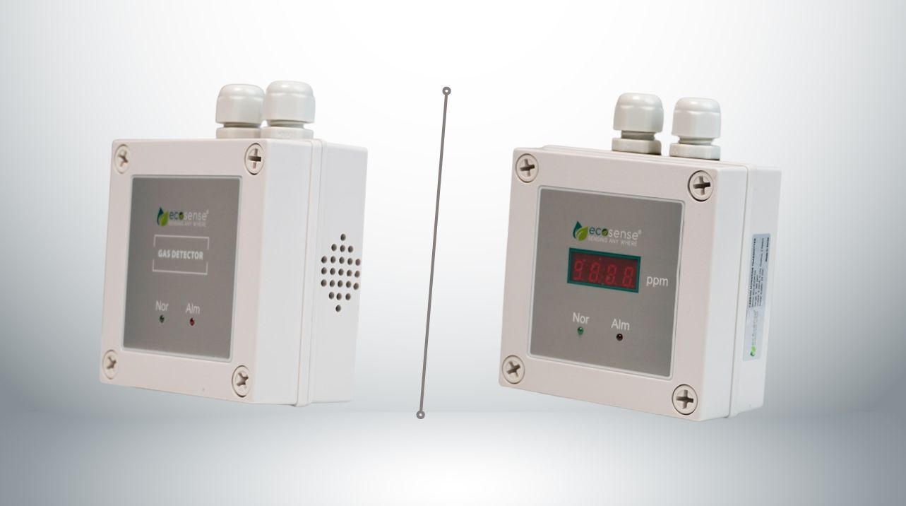 CẢM BIẾN KH&Iacute; CO ECO-ROOM-CO VS ECO-ROOM-CO-D DẠNG HỘP VU&Ocirc;NG TỐI GIẢN