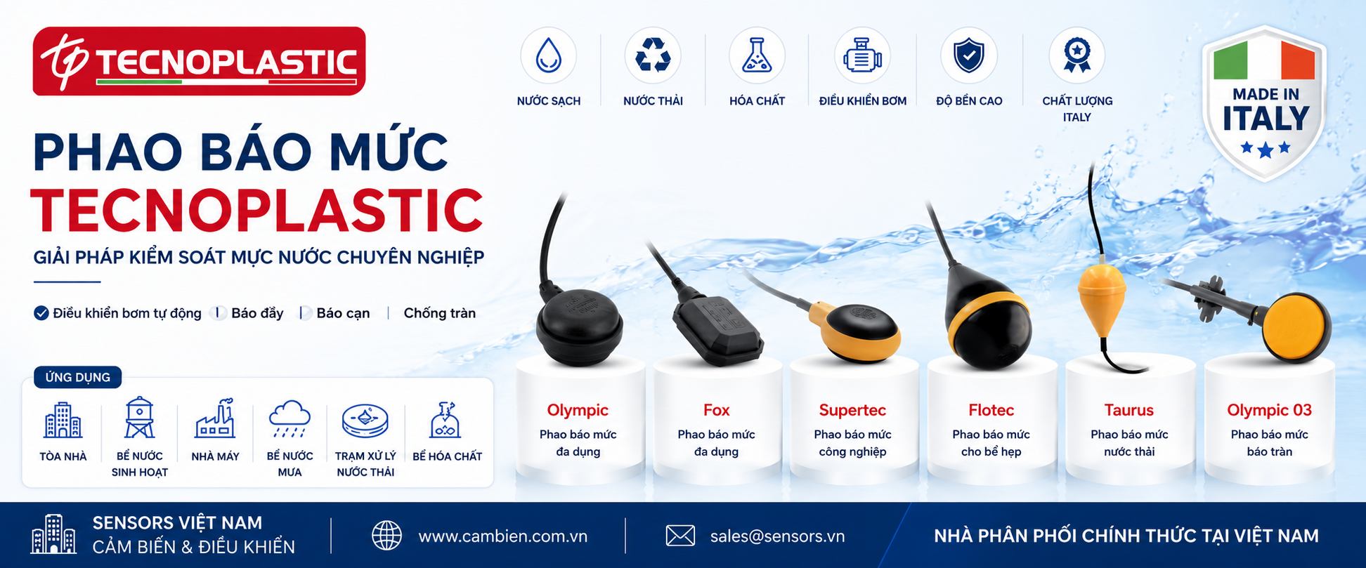PHAO BAO MỨC TECNOPLASTIC