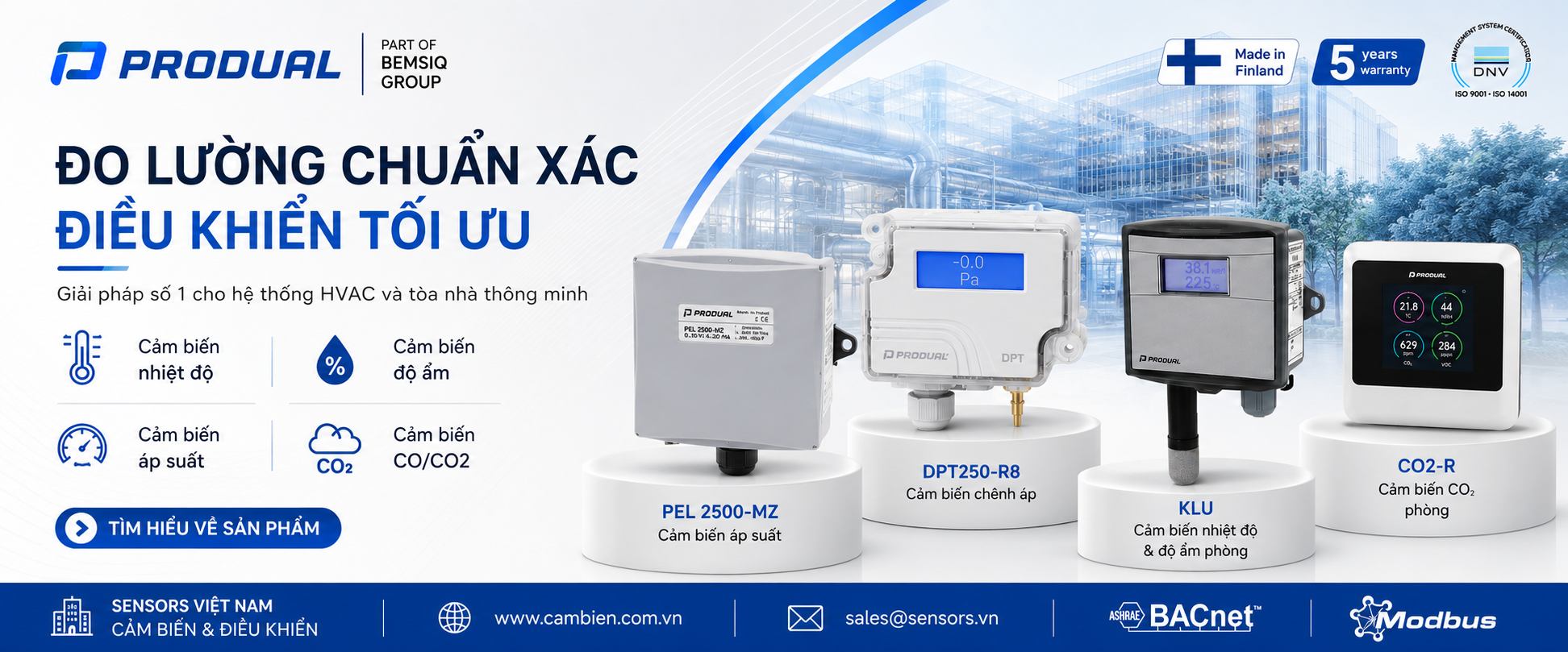 CẢM BIẾN HVAC PRODUAL