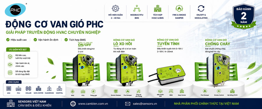 ĐỘNG CƠ VAN GIÓ TUYẾN TÍNH LÒ XO HỒI PHC 5NM 3005-M-24N
