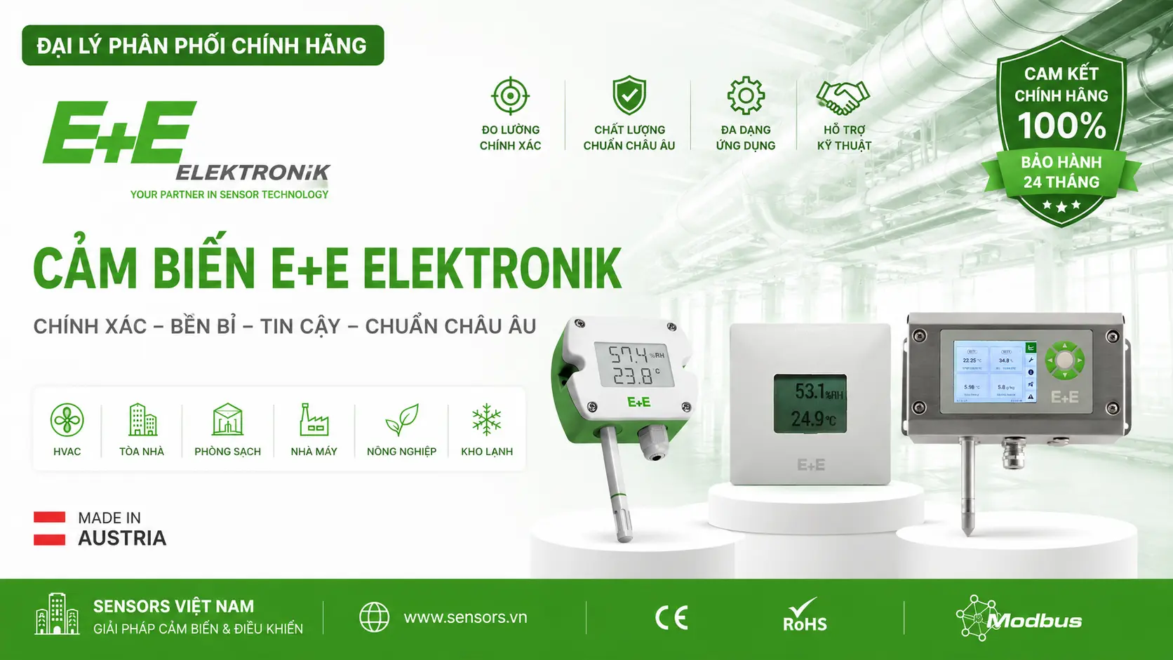CẢM BIẾN HVAC CHẤT LƯỢNG CAO