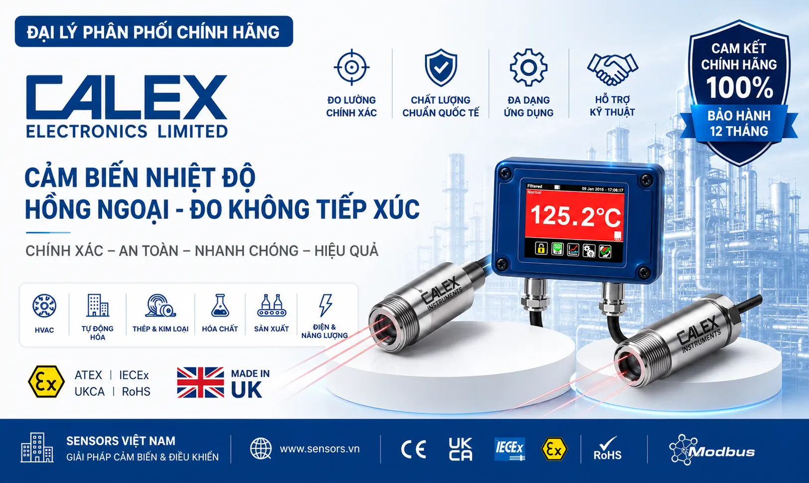 CẢM BIẾN NHIỆT ĐỘ HỒNG NGOẠI 
