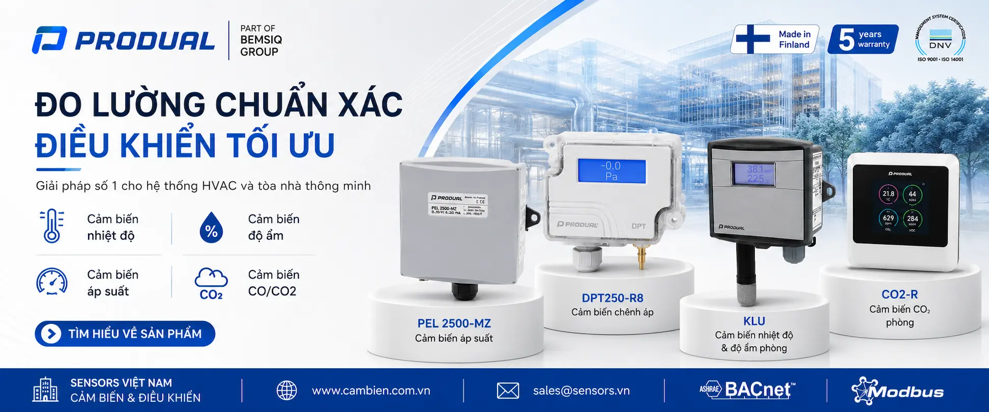 CẢM BIẾN HVAC PRODUAL