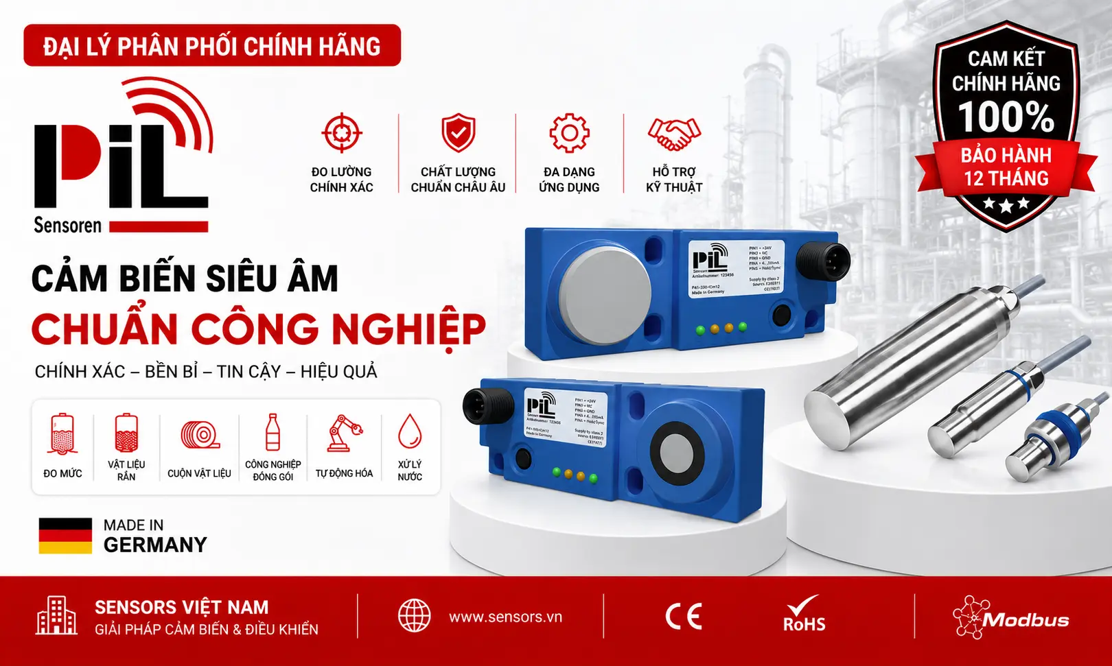 CẢM BIẾN SI&Ecirc;U &Acirc;M PIL