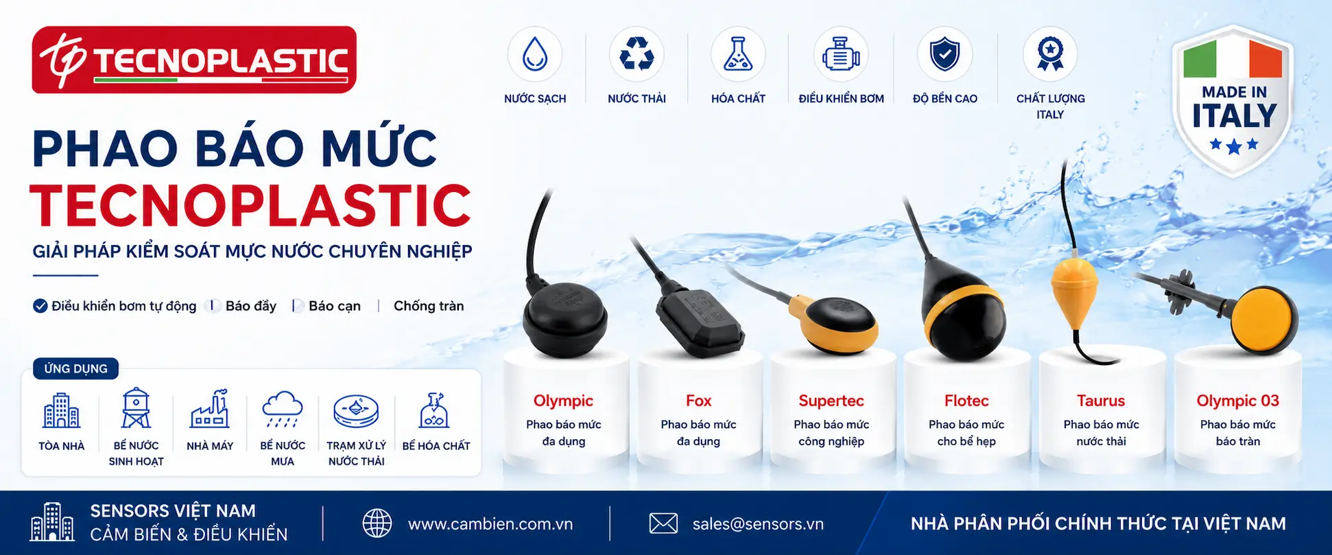 PHAO BAO MỨC TECNOPLASTIC