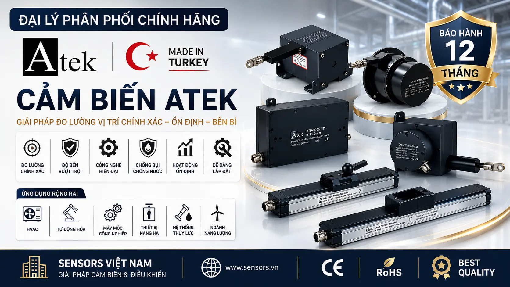ĐẠI LÝ PHÂN PHỐI CẢM BIẾN ATEK