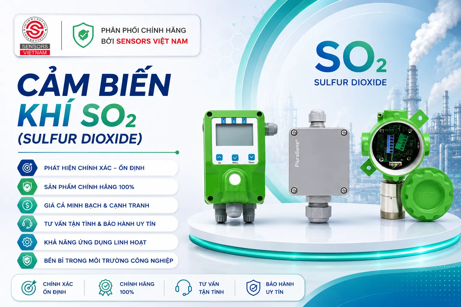 CẢM BIẾN KH&Iacute; SO2 (SULFUR DIOXIDE)