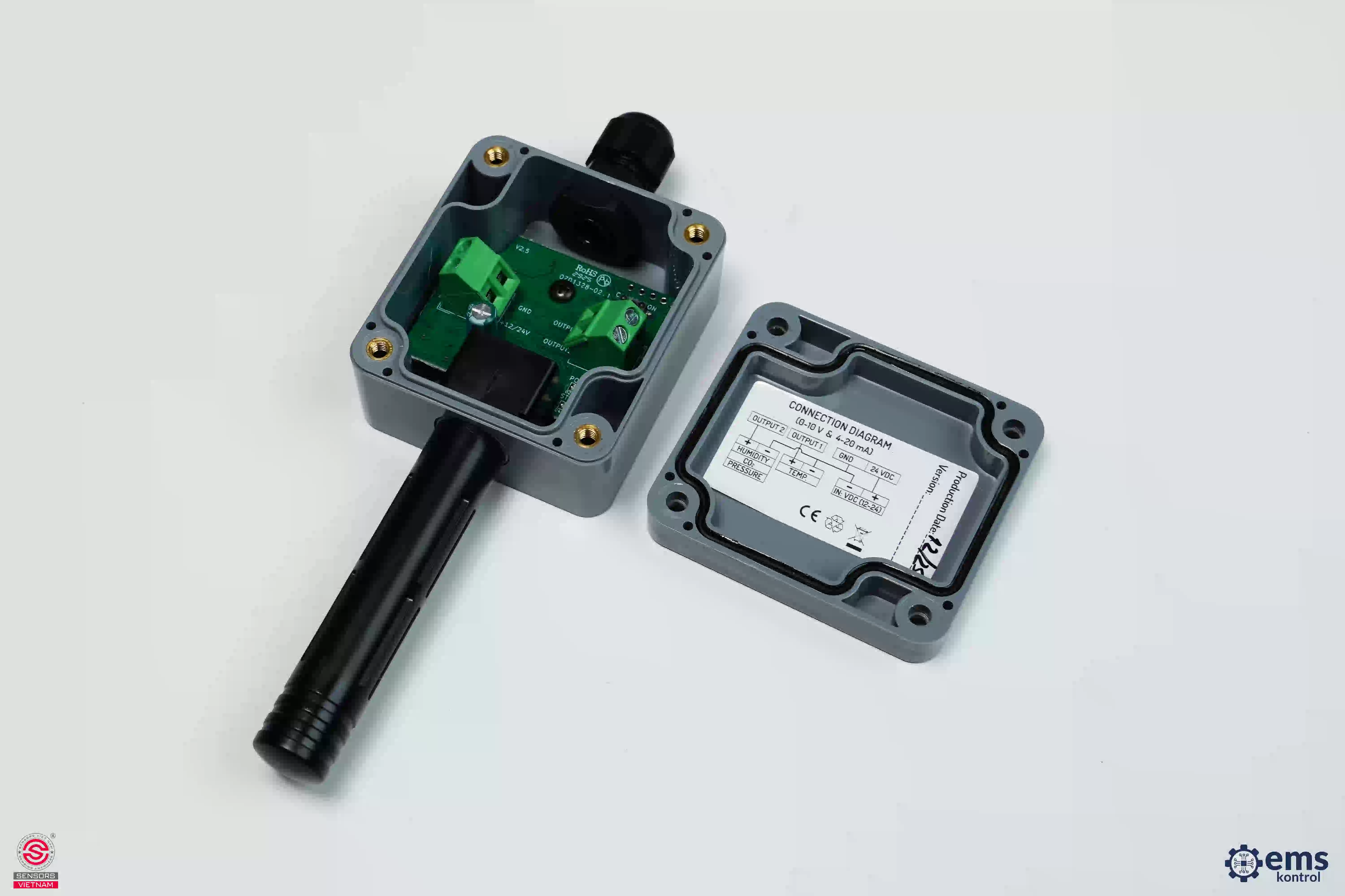 CẢM BIẾN KHÍ CO2 GẮN TƯỜNG
