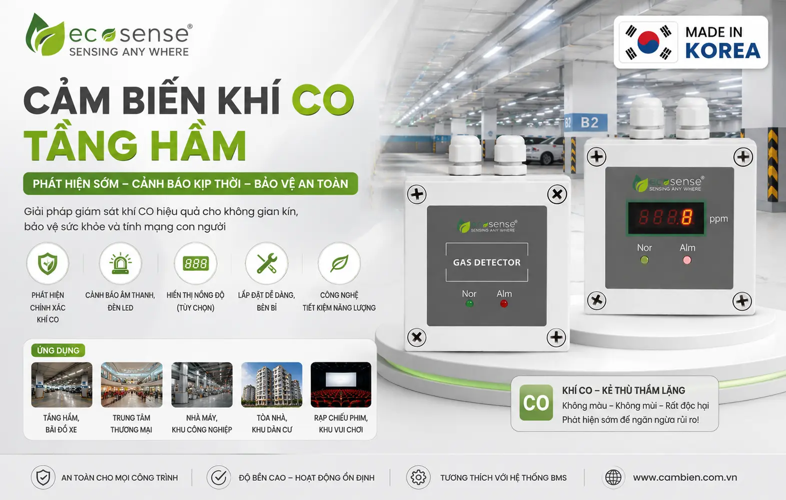 CẢM BIẾN KHÍ CO