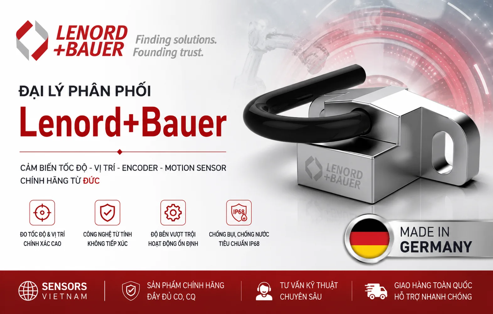 ĐẠI L&Yacute; PH&Acirc;N PHỐI LENORD + BAUER