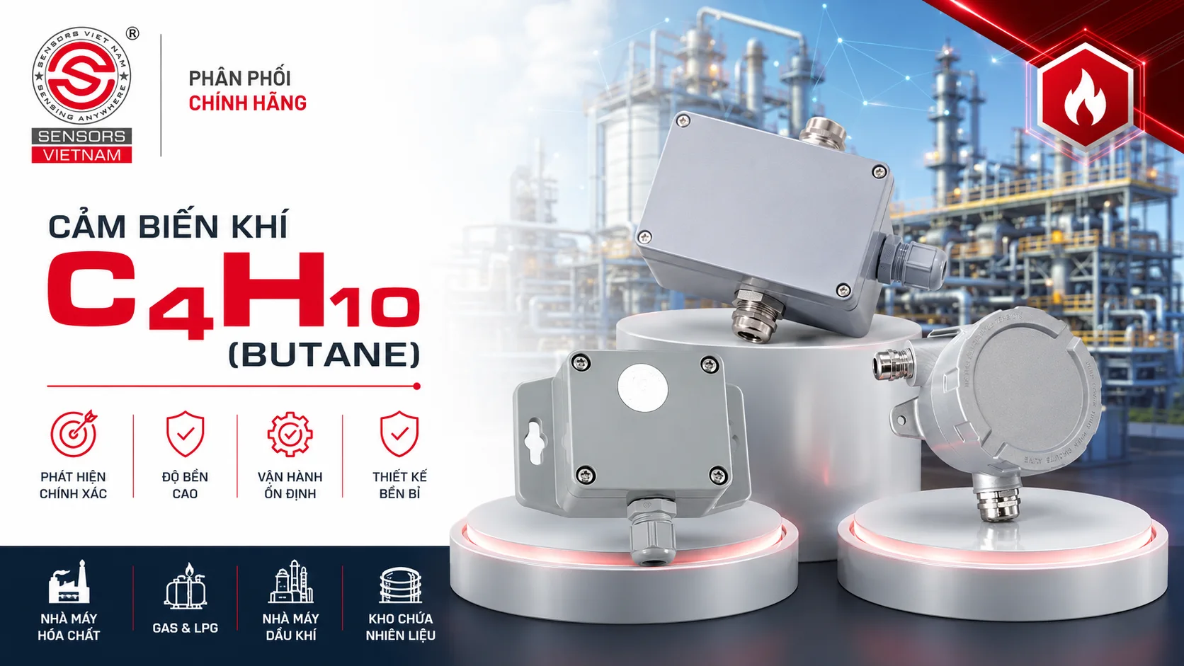 CẢM BIẾN KHÍ C4H10 (BUTANE)