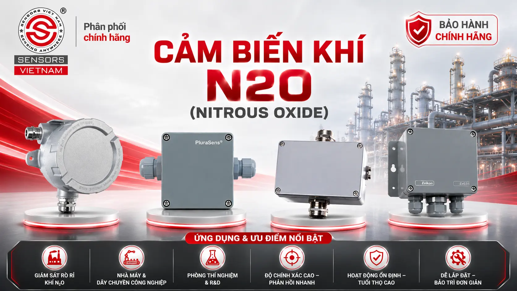 CẢM BIẾN KHÍ N2O (NITROUS OXIDE)