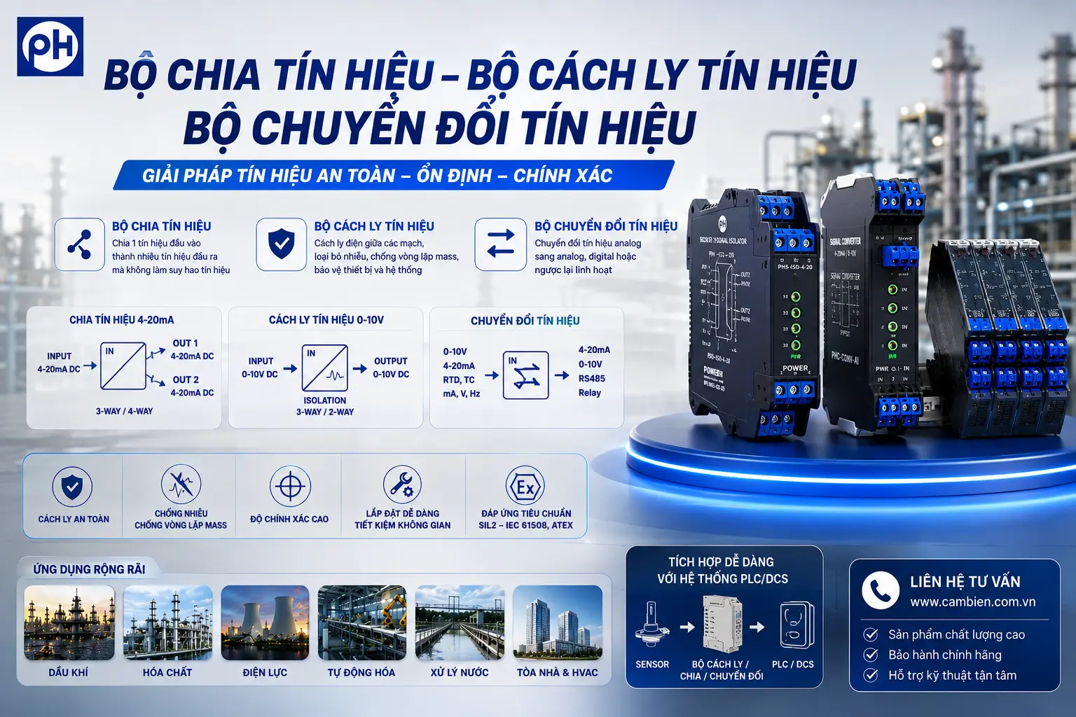 BỘ C&Aacute;CH LY T&Iacute;N HIỆU, BỘ CHIA T&Iacute;N HIỆU V&Agrave; BỘ CHUYỂN ĐỔI T&Iacute;N HIỆU 