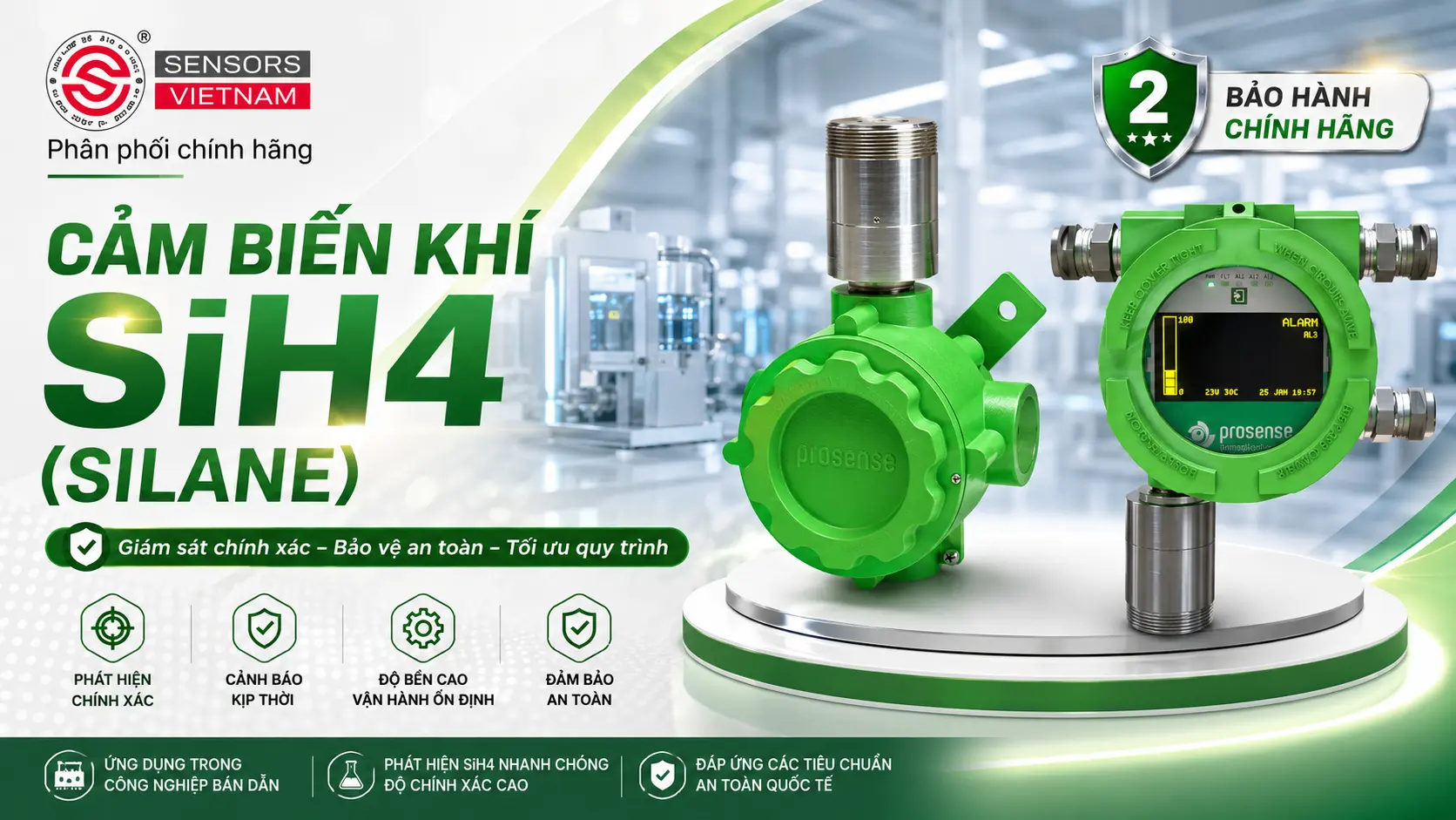 CẢM BIẾN KHÍ SiH4 (SILANE)