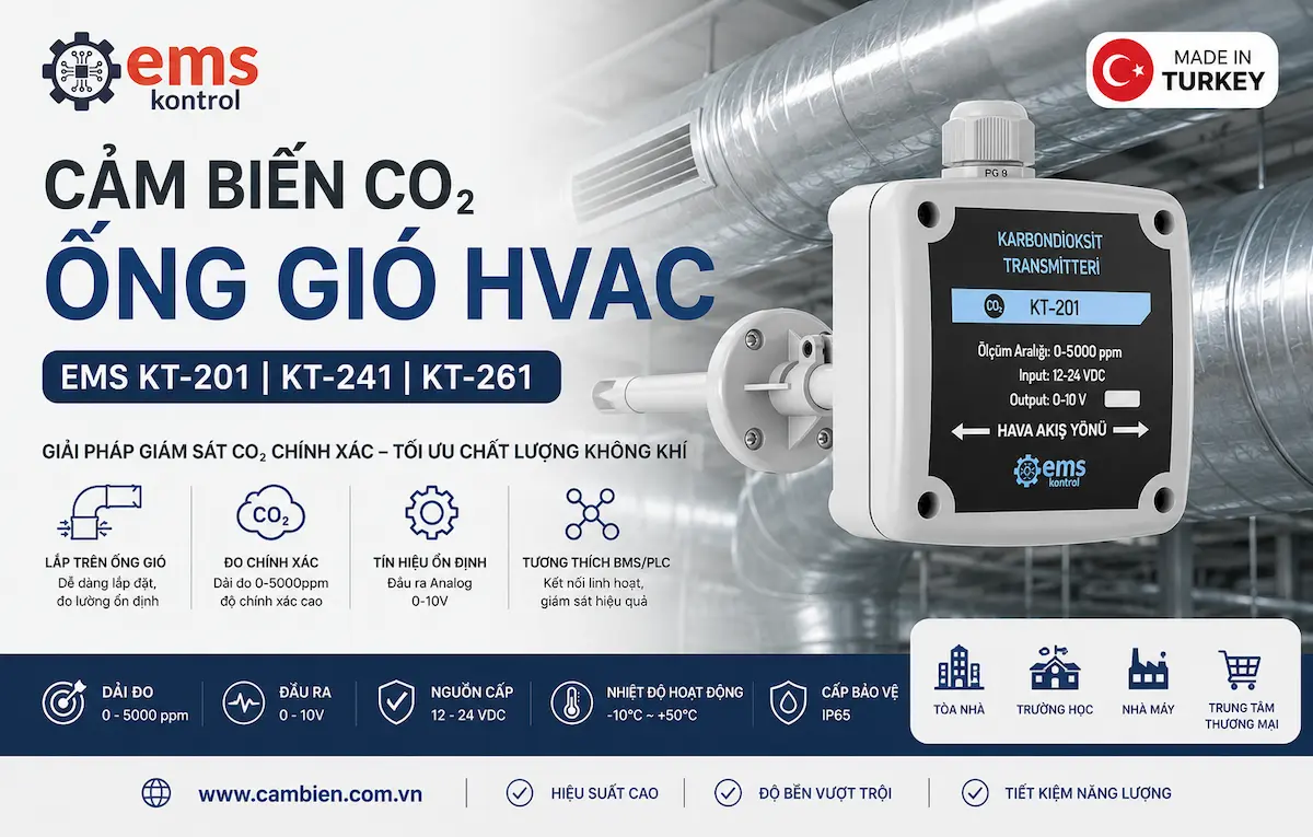 CẢM BIẾN CO2 ỐNG GI&Oacute;