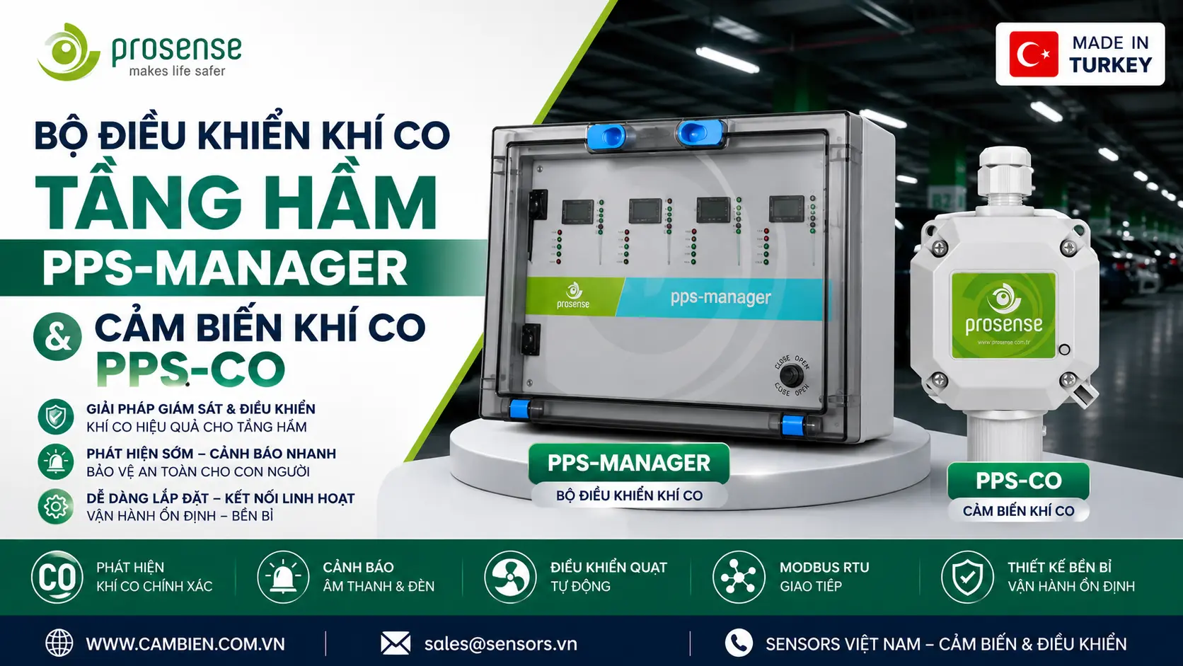 BỘ ĐIỀU KHIỂN KH&Iacute; CO TẦNG HẦM