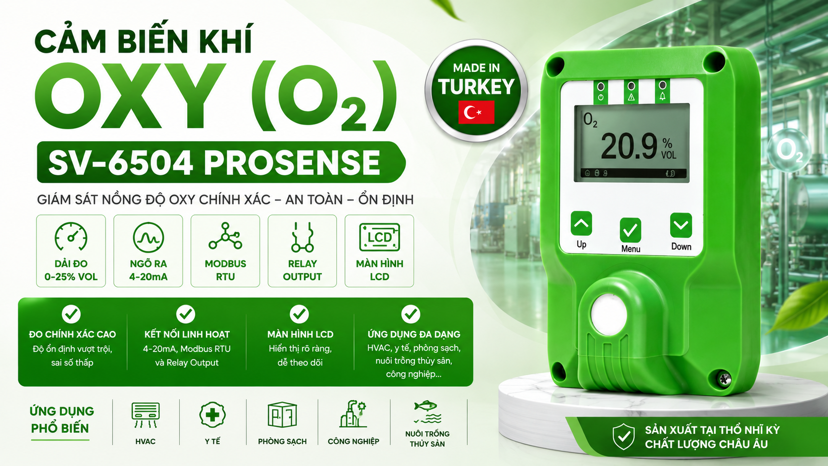 CẢM BIẾN KH&Iacute; OXY