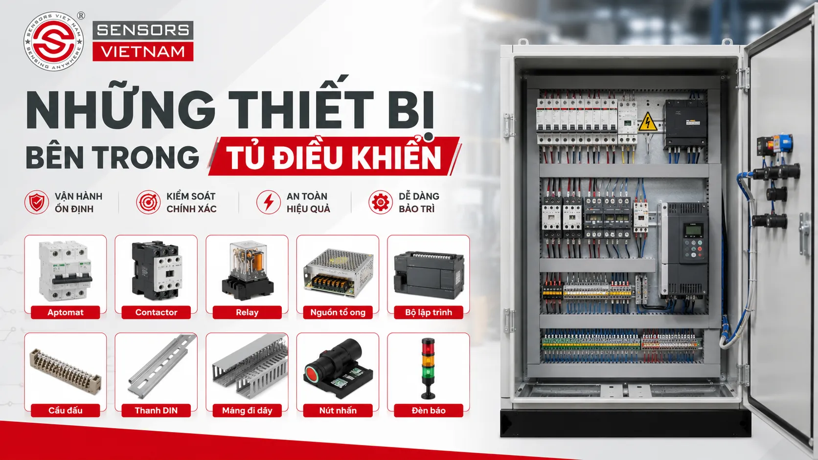 THIẾT BỊ BÊN TRONG TỦ ĐIỀU KHIỂN