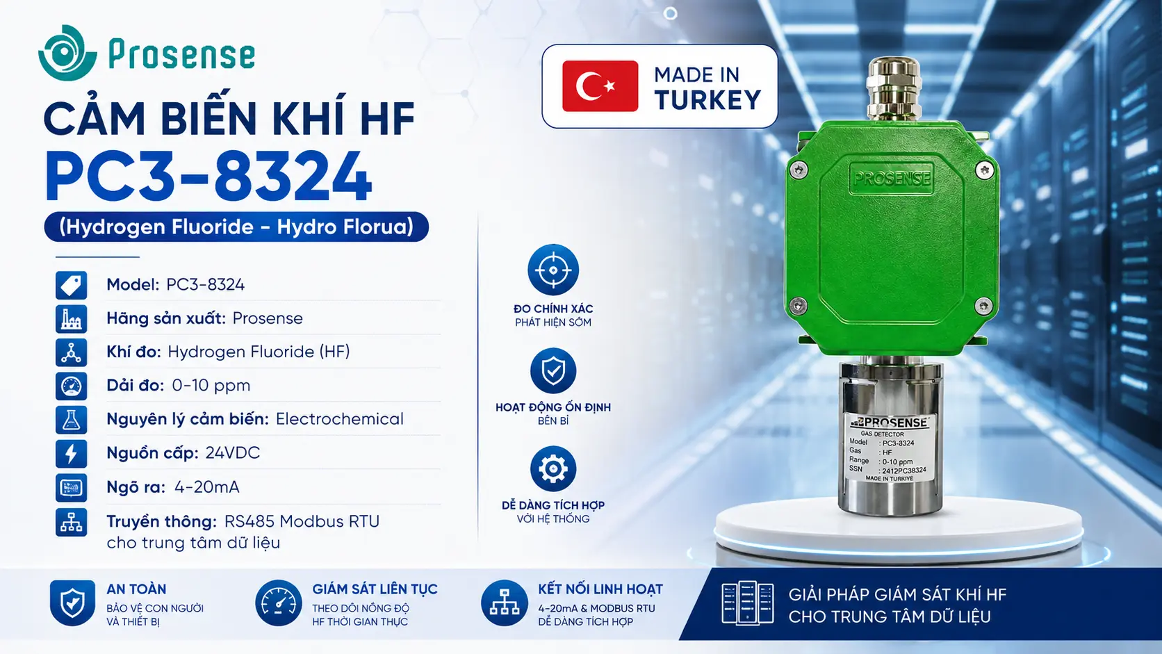 CẢM BIẾN RÒ RỈ KHÍ HF