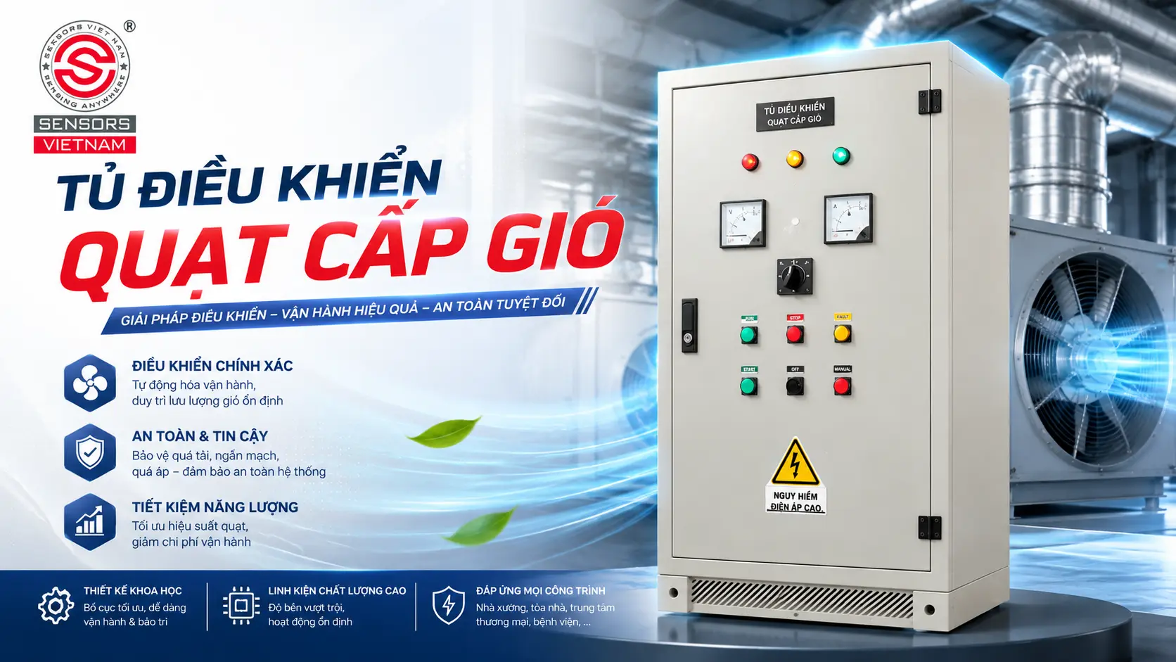 TỦ ĐIỀU KHIỂN QUẠT CẤP GIÓ