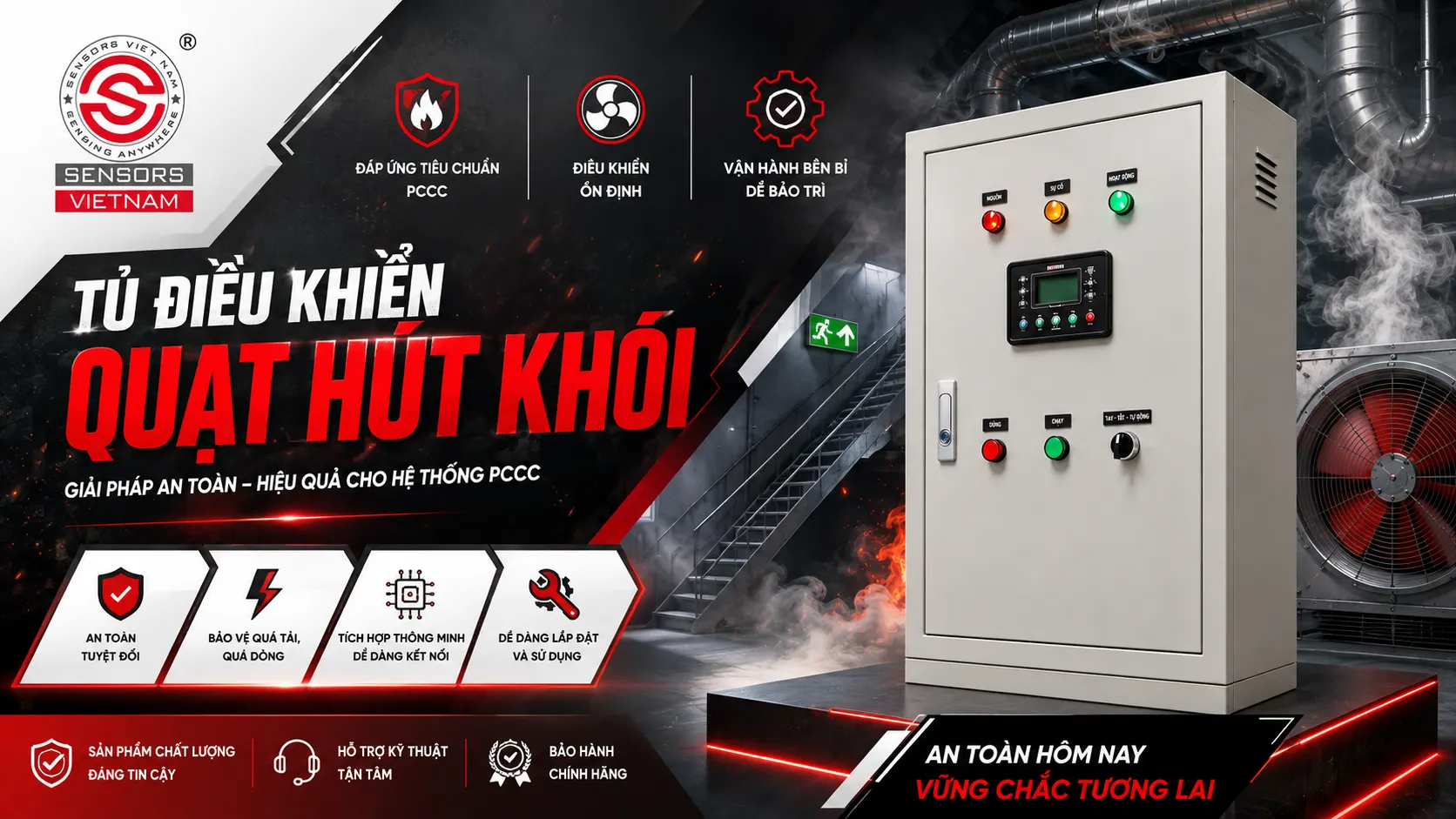 TỦ ĐIỀU KHIỂN QUẠT H&Uacute;T KH&Oacute;I 