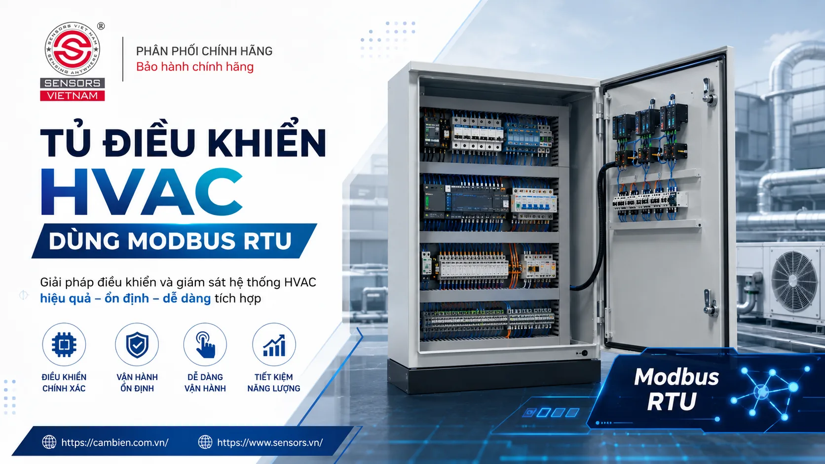 TỦ ĐIỀU KHIỂN HVAC D&Ugrave;NG MODBUS RTU