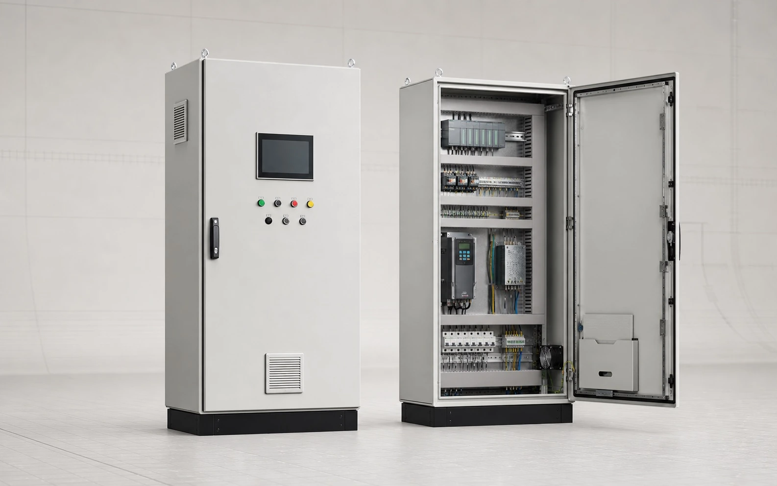 ỨNG DỤNG TỦ ĐIỀU KHIỂN HVAC D&Ugrave;NG PLC