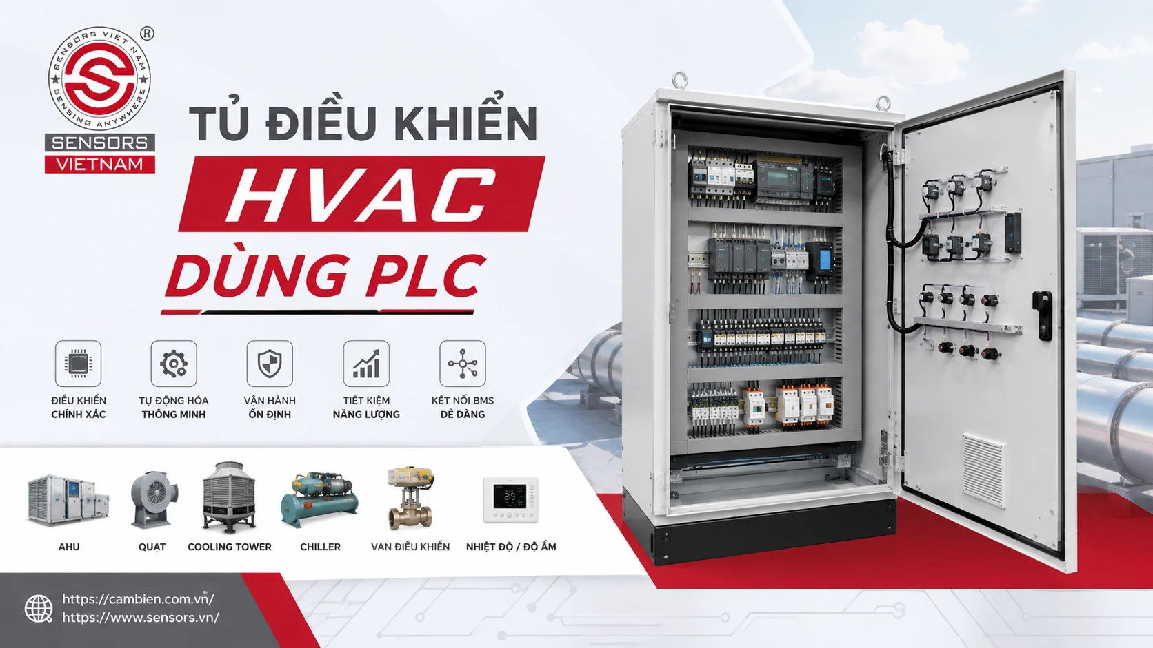 TỦ ĐIỀU KHIỂN HVAC D&Ugrave;NG PLC