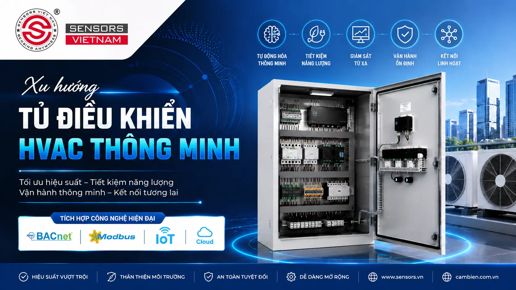 XU HƯỚNG TỦ ĐIỀU KHIỂN HVAC TH&Ocirc;NG MINH