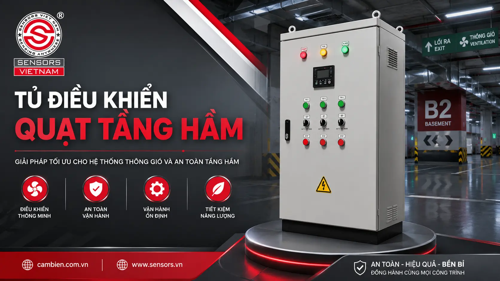 TỦ ĐIỀU KHIỂN QUẠT TẦNG HẦM