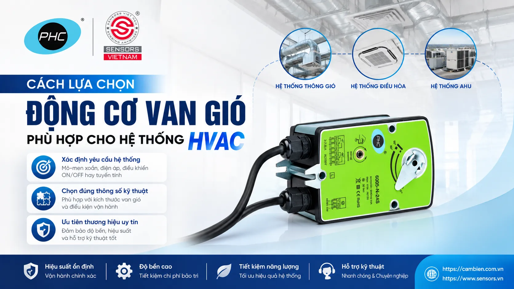 ĐỘNG CƠ VAN GIÓ HVAC