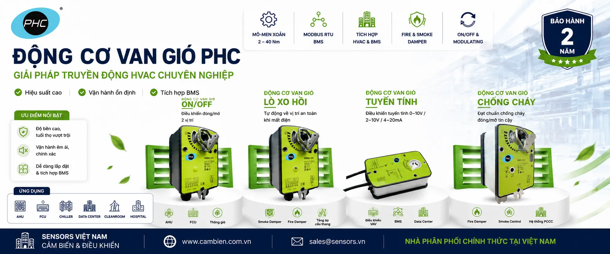 MUA ĐỘNG CƠ VAN GIÓ PHC CHẤT LƯỢNG CAO TẠI SENSORS VIỆT NAM