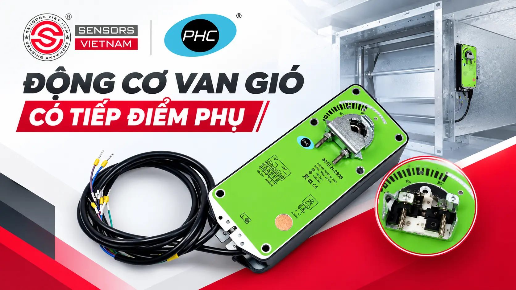 ĐỘNG CƠ VAN GIÓ CÓ TIẾP ĐIỂM PHỤ