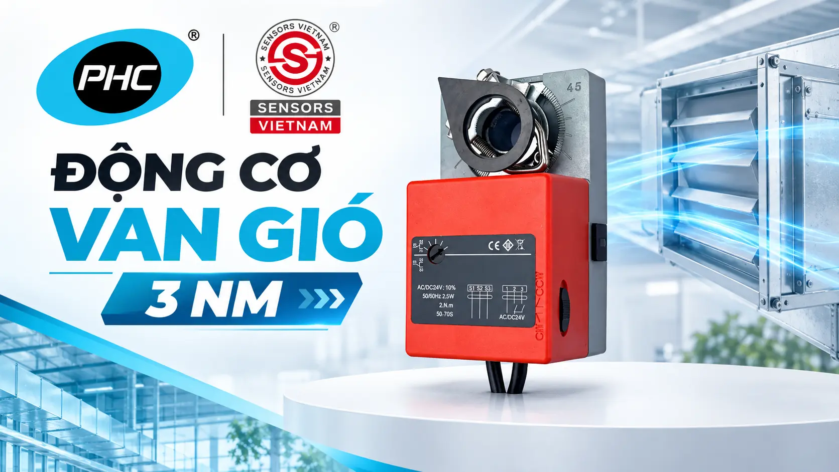 ĐỘNG CƠ VAN GIÓ 3 NM