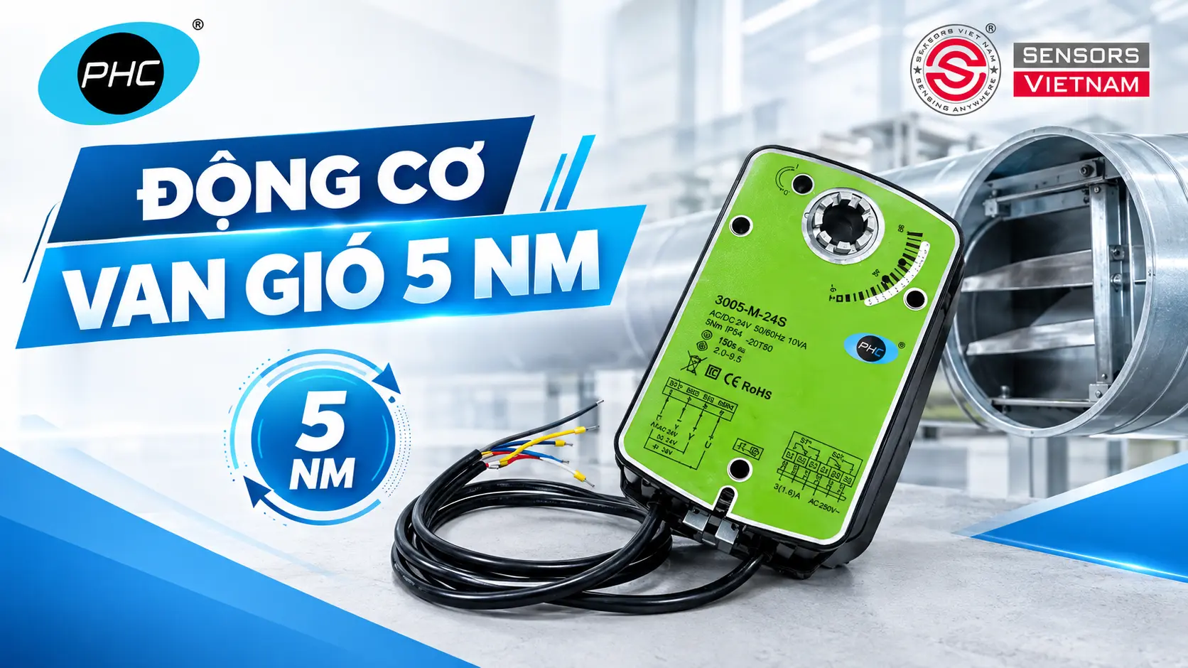 ĐỘNG CƠ VAN GIÓ 5 NM