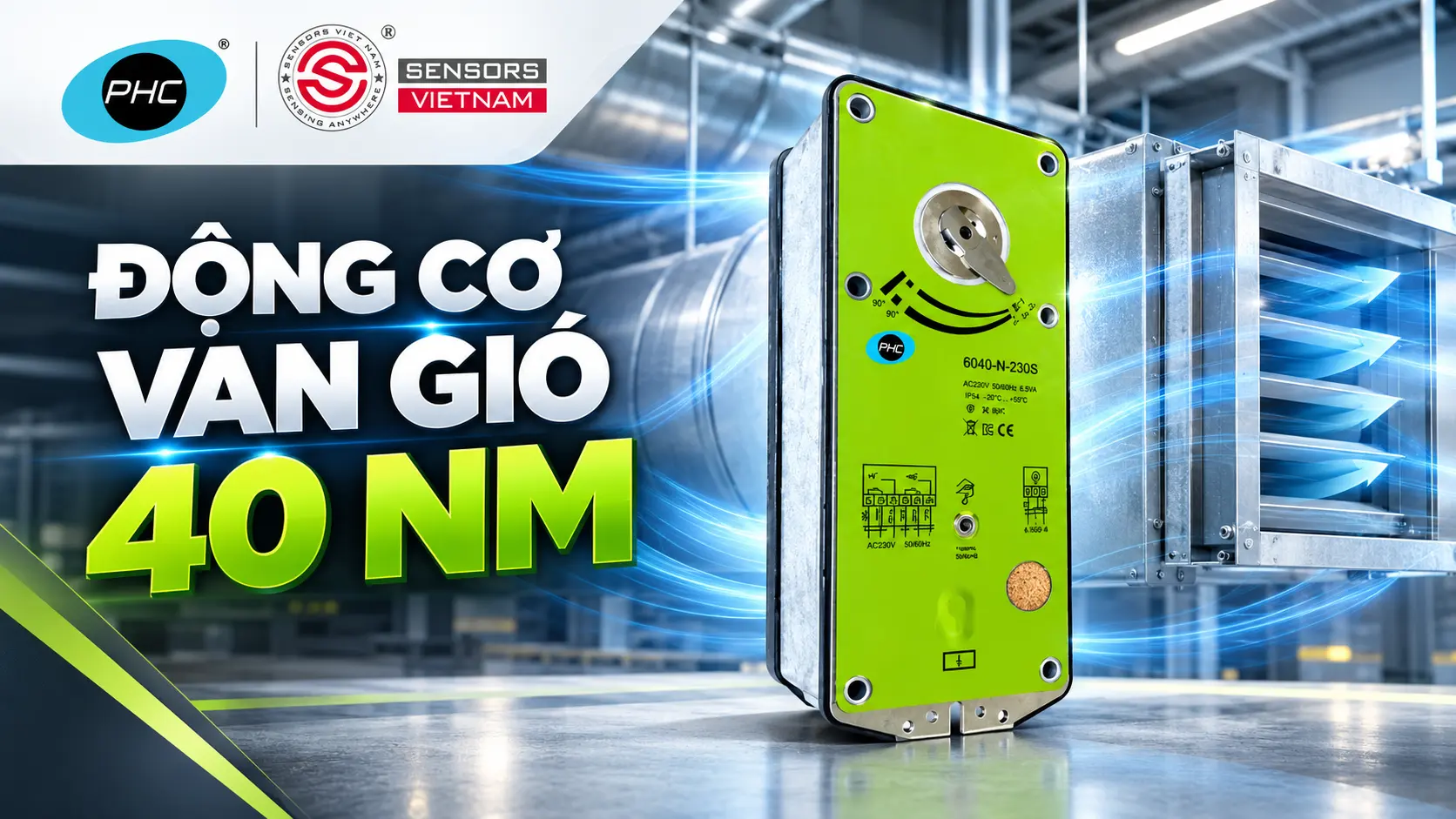 ĐỘNG CƠ VAN GIÓ 40 NM