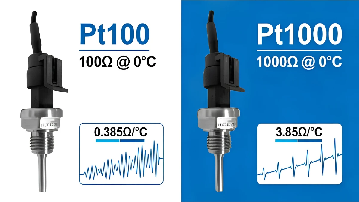 CẢM BIẾN PT100 V&Agrave; CẢM BIẾN PT1000 N&Ecirc;N CHỌN LOẠI N&Agrave;O?