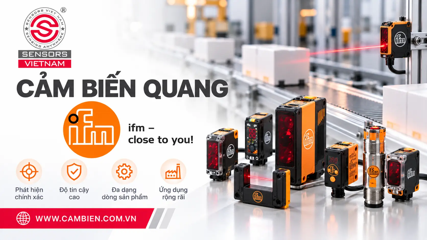 CẢM BIẾN QUANG IFM